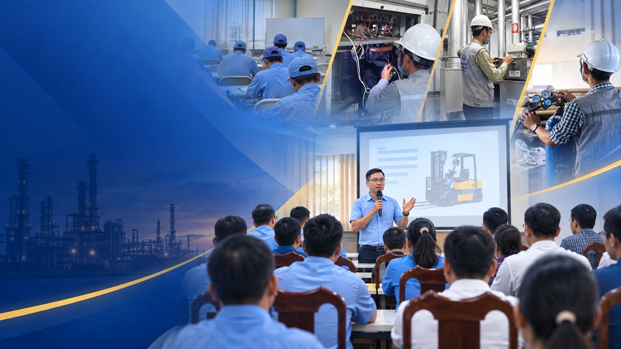 Hoạt động huấn luyện và kiểm định an toàn Hà Tĩnh